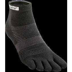 injinji Men's Run Lightweight Mini-Crew, M, Black