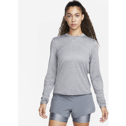Nike Dri-FIT Swift Element Longsleeve Damen Schwarz/Grau, XL