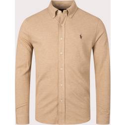 Polo Ralph Lauren Featherweight Mesh Shirt Camel Heather