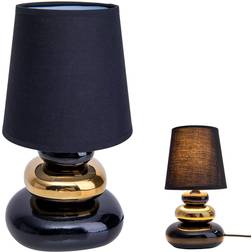 Näve Stoney Keramikfot Och Textilskärm Bordslampa
