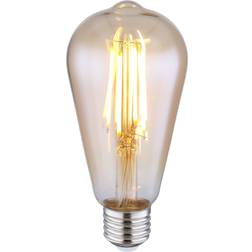 Globo led leuchtmittel e27 720lm 2700k 7w warmweiss 6,4x14cm