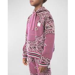 Amiri Kids Pink Bandana Hoodie Pink 12Y