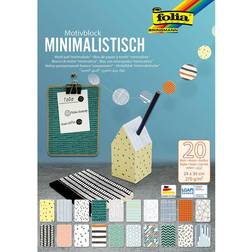 Motivblock MINIMALISTISCH 20-teilig in bunt