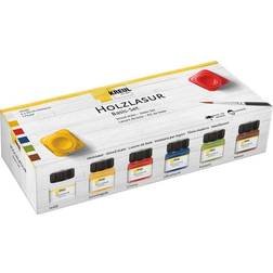 Kreul Holzlasur, Creativset 6 x 20 ml