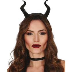 Horror-Shop Dark Fairy Maleficent Horns Headband