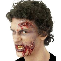 Horror-Shop 2-teilige zombie wunde als latexapplikation für halloween