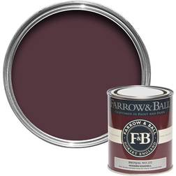 Farrow & Ball Modern Brinjal No.222 Eggshell Paint, 750Ml Wood Paint, Metal Paint Grey, Yellow 0.75L