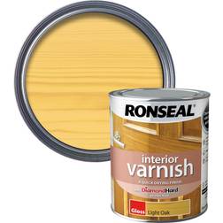 Ronseal 39431 Interior Varnish Quick Dry Gloss Wood Paint 0.75L