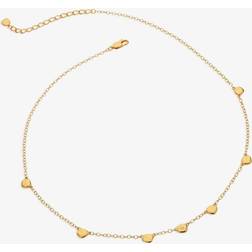 Hot Diamonds 18ct Gold Plated Sterling Silver Beach Necklace DN150