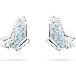 Swarovski Lilia Blue Butterfly Stud Earrings 5662183