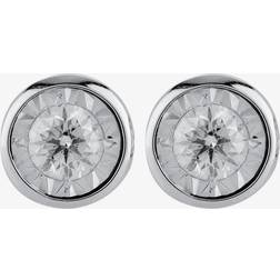 9ct White Gold 0.16ct Diamond Stud Earrings SKE26677-20