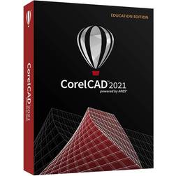 Corel cad 2021 education edition cad software 2d drafting, 3d design & 3d