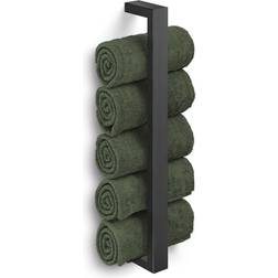 Zack Håndklædestang LINEA 40 cm Sort Rustfrit Stål