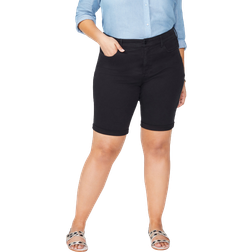 NYDJ Briella Denim Shorts Plus Size - Black