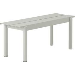 Muuto Linear Steel Bænk 170 x 34 cm Grey Havebænk