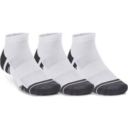 Under Armour Performance Tech 3pk Low Socks White