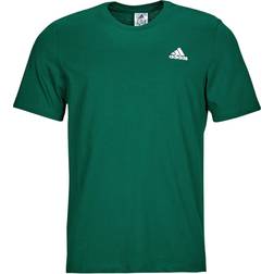 Adidas Essentials Single Jersey Embroidered Small Logo T-shirt - Collegiate Green