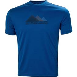 Helly Hansen Men's HH Tech Graphic T-shirt Blå