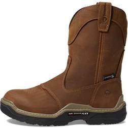 Wolverine Raider Durashocksr Western Waterproof Brown Men's Shoes Brown