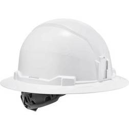 Ergodyne Skullerz 8971 Hard Hat, Full Brim, Ratchet Suspension, Class E, White