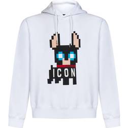 DSquared2 Cool Fit Ciro Hoodie White