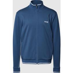 HUGO BOSS Loungewear Jacke blau