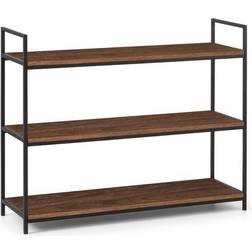 Julian Bowen Tribeca Walnut Effect Low Book Shelf