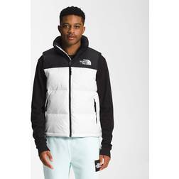 The North Face White & Black 1996 Retro Nuptse Down Vest