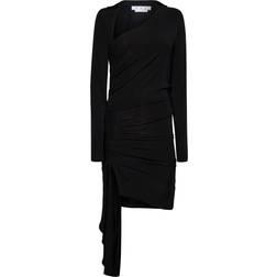Off-White Drape Detail Mini Dress -