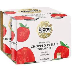 Biona Organic Chopped Tomatoes Multipack 400gx4