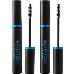 Max Factor 2000 Calorie Mascara Waterproof Black 9ml 2-pack