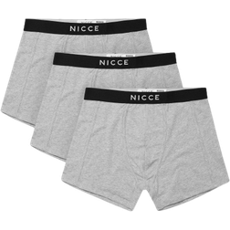 Nicce Alesi Boxer Shorts 3-pack - Light Grey