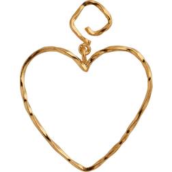 Stine A Funky Heart Earring Förgyllt-Silver 925