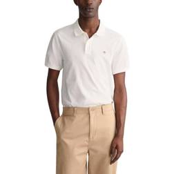 Gant Shield Pique Polo - White