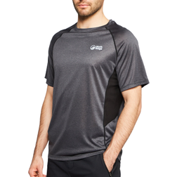 North Ridge Men's Resistance Short Sleeve Baselayer Top - Graphite/Black