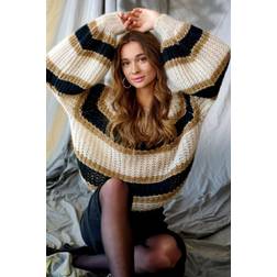 Noella Pacific Knit Sweater Camel Mix