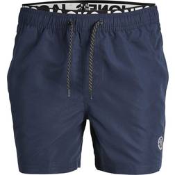 Jack & Jones Standard Fit Swimming Shorts - Blue/Navy Blazer