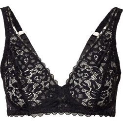 Calida Natural Comfort Lace Soft Non Wired Bra - Black