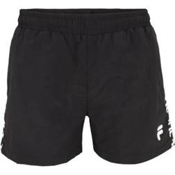 Fila Pantaloncini da bagno 'Segrate' - Nero/Bianco