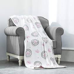 Juicy Couture Luxurious And Soft Blankets Pink, Black, White (177.8x127cm)