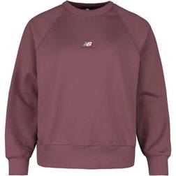 New Balance Sweatshirt WT31500 Dunkelrot Oversize