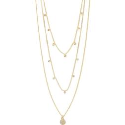 Pilgrim Chayenne Necklace - Gold/Transparent