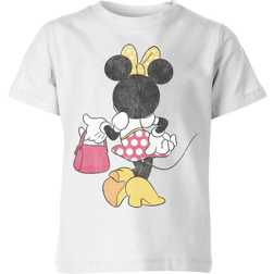 Disney Kid's Minnie Mouse Back Pose T-shirt - White