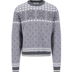 Thom Browne Jacquard Sweater Gray