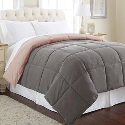 Modern Threads Down Alternative Bedspread Pink, Black (264.2x223.5cm)