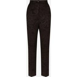 Dolce & Gabbana Floral jacquard pants