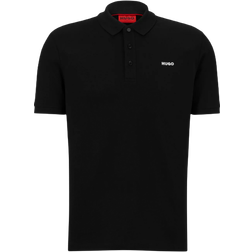 HUGO BOSS Pique Polo Shirt - Black