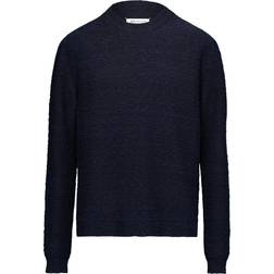 Maison Margiela Nostalgic Boucle Knit Top - Blue