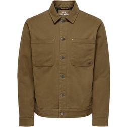 Only & Sons Short Jacket - Olive/Monk's Robe