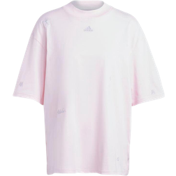 adidas Women's Healing Crystals Inspired Graphics Boyfriend T-shirt - Clear Pink/Silver Dawn